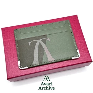 Portafoglio Cartier Must de Cartier in pelle verde scuro doppio porta carte - Foto 1 di 4
