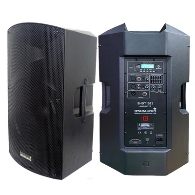 2-Way 15" PA Active DJs  Speaker System 4000W Powered Karaoke Bluetooth Speaker - Image 1 of 4