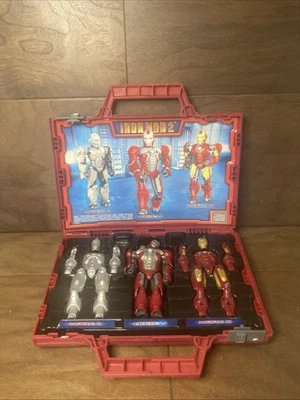 2010 Mega Bloks Iron Man 2 Tri-Armor Suitcase #29675 Action Figure - Image 1 of 4