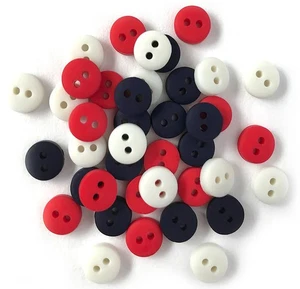 Buttons Galore Tiny Buttons All American - Picture 1 of 2