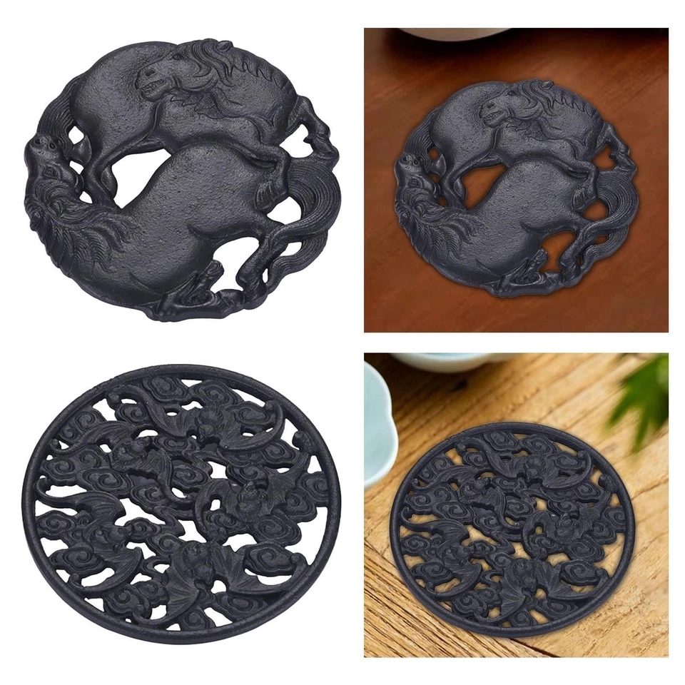 Tappetino in ghisa non slip in ghisa per teiera regalo per la casa per la - Immagine 1 di 1