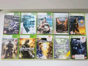 Bundle 10 giochi Xbox 360, Farcry, Saints Row, Gears Of War, Sniper, Halo - Foto 1 di 3