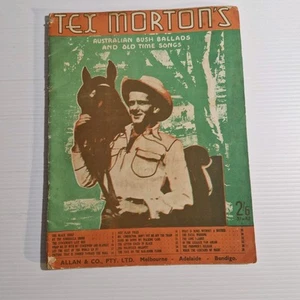 Tex Morton's Bush Ballad & Old Times Songs 1950s Oz Sheet Music Book - Picture 1 of 3