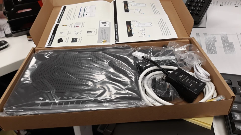 Technicolor DWA0120 Black 4-LAN Ports Dual-Band WiFi Wireless Router - Image 1 of 1