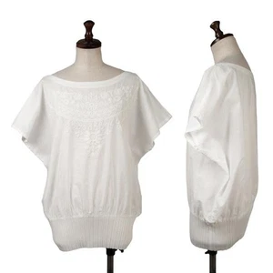 PLEATS PLEASE Pleated Hem Switching Embroidery Top Size 3(K-155209) - Picture 1 of 12