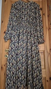 S. Oliver 💞 Maxikleid Boho Hippie 44 XL bunt Blusenkleid - Bild 1 von 5