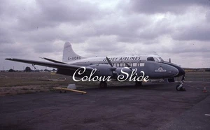 Jersey Airlines DH114 Heron 2B G-AORG, Coventry, Farbdia, Fliegerflugzeug - Bild 1 von 1