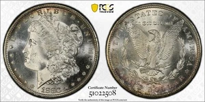 1880 S Morgan Silver Dollar PCGS MS-65 - Picture 1 of 1