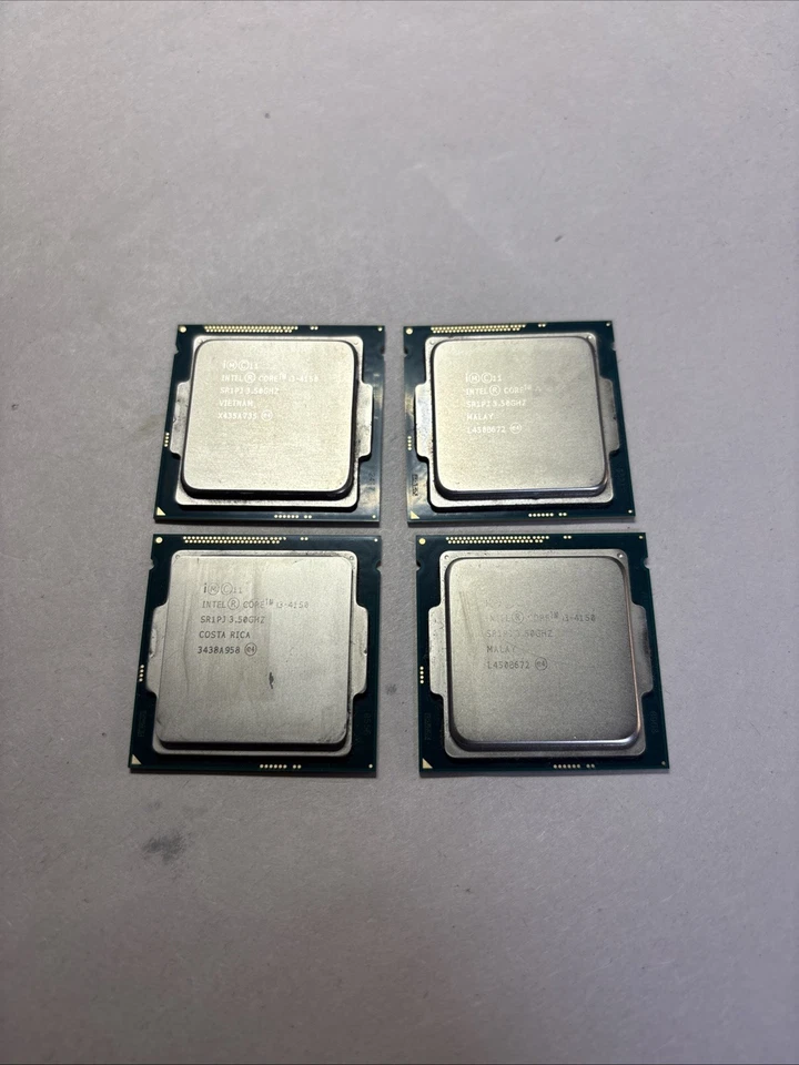 Lot 4 Core i3-4150 SR1PJ 3.50GHz Intel CPU Processor @CPU60 - Image 1 of 1