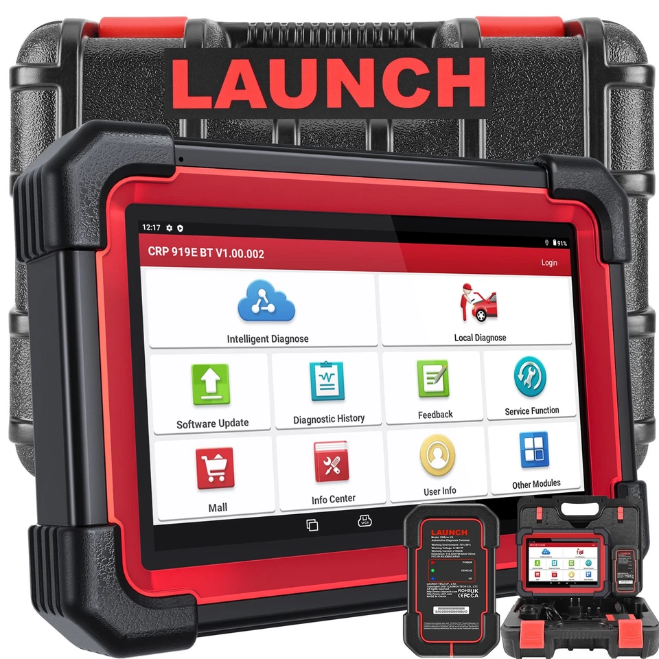 LAUNCH Diagnosegerät CRP919E BT KFZ OBD2 Scanner Alle Steuergeräte Aktive Test  - Bild 1 von 4