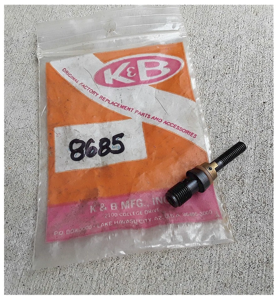 Vintage K&B Engine 8685 Propeller Shaft Assy 3.5cc OB RC Boat Marine Left Thread - Image 1 of 1