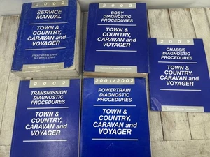 2002 Town Country Caravan Voyager Genuine Factory Repair Shop Service Manual Set - Bild 1 von 7