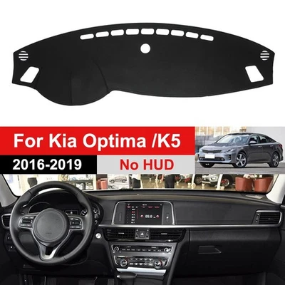 NEW Leather Car Dashboard Dash Cover Pretector Mat For Kia Optima 2016-2019 Foto 1 de 4