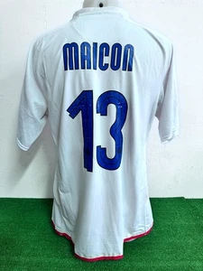 MAGLIA INTER MAICON MATCH WORN INDOSSATA SHIRT CAMISETA VINTAGE 2007/2008 COA - Picture 1 of 8
