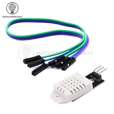 DHT22 AM2302 Digital Temperature and Humidity Sensor Module with Cable 3.3-5.5V - Image 1 of 4