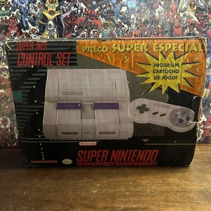 Playtronic Super Nintendo SNES Console Super Set Brasile - Completo con Super Mario - Foto 1 di 20