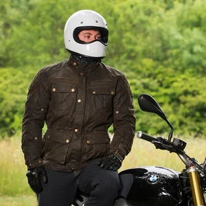 Merlin Yoxall II Waxed Cotton Motorcycle Jacket D30 Amour WAS £349.99 - Picture 1 of 5