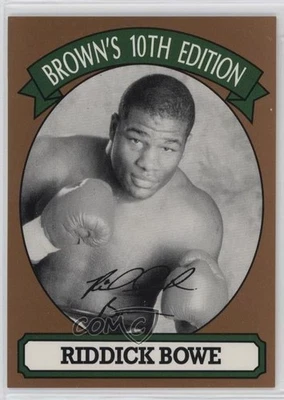 1994 Brown's Boxing Cards Riddick Bowe #4 - Image 1 of 2