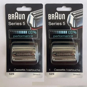 für Braun Series 5 52S Elektrorasierer Scherkopf und Rasierer Zubehör - 2 Stück - Bild 1 von 5