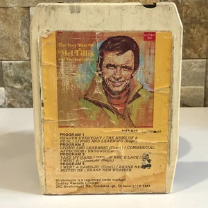 The Very best of Mel Tillis 8 Track Tape - Picture 1 of 4