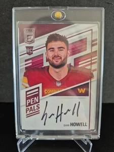 Sam Howell Auto 2022 Panini Donruss Elite Pen Pals RC Rookie - Bild 1 von 2