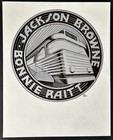 Jackson Browne / Bonnie Raitt ~ Original 1974 Tour Poster ~ Rick Griffin Art