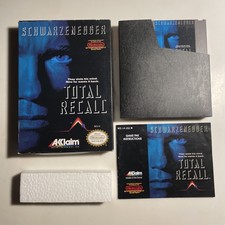 Total Recall Nintendo Entertainment System 1990 NES COMPLETE w/ Box manual Clean