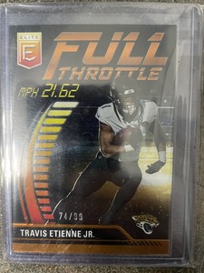 2023 Elite Full Throttle Orange #7 Travis Etienne Jr. - /99