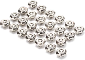 50x 100x 16mm Wheel Rim Lip Rivets Nuts for 8mm/0.31in Hole Lip Screw Rivets - Picture 1 of 6