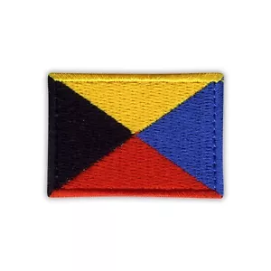 Flagge Zulu Aufnäher/Abzeichen bestickt - Bild 1 von 1