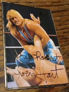1994 Action Packed WWF #18 The Rocket Owen Hart Rookie RC Gold Foil WWE NICE 