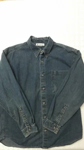 Columbia Herren Gr. L/XL Langarm Jeanshemd; - Bild 1 von 12