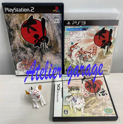 USED Chibi Terrace Noodle Stopper+DS Okami Den+PS2 Okami+PS3 Okami HD Japanese - Image 1 of 4