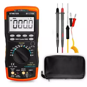 Digital Multimeter Messgerät 20A NCV Auto-Range TrueRMS 6000C Kapazität Spannung - Bild 1 von 12