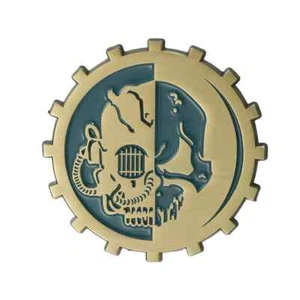 Adeptus Mechanicus Abzeichen Warhammer 40.000 Religiöse Organisation Logo Brosche - Bild 1 von 24