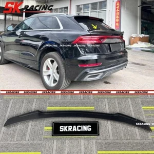 Real Carbon Fiber Rear Trunk Lip Spoiler Wing Body Kits For Audi RSQ8 2020-2024 - Foto 1 di 15