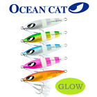 Slow Pitch Jig  Flat Fall Jigs Vertical Jigging Saltwater Fishing Lure with Hook