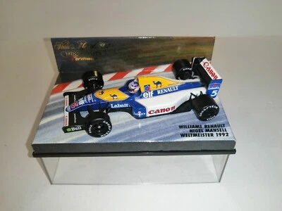 WILLIAMS RENAULT NIGEL MANSELL WELTMEISTER 1992 MINICHAMPS 1/43 MOD.RARO - Immagine 1 di 2