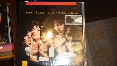  "Sex, Lies, and Videotapes" Criterion Collection Laserdisc 1989 IN PLASTIC - Image 1 of 2