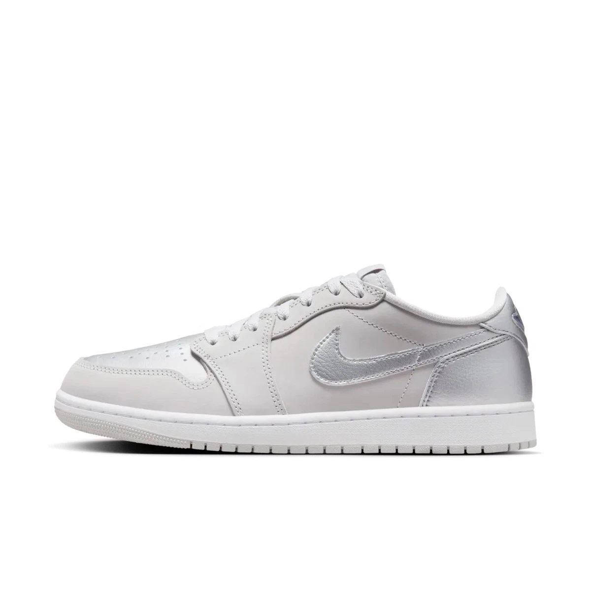 Las mejores ofertas en Jordan 1 Retro Low White Metallic Silver | eBay