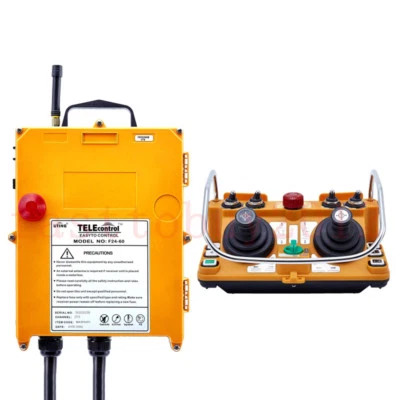 Industria Remote Control Wireless Joystick Crane F24-60 12V Transmitter Receiver - Image 1 of 4