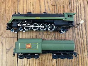 MEHANO 4-8-2 STEAM ENGINE & TENDER CANADIAN NATIONAL 6060 HO TESTED - Picture 1 of 4