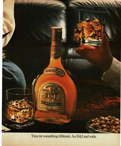 1990 E&J Brandy Vintage Print Ad - Picture 1 of 1