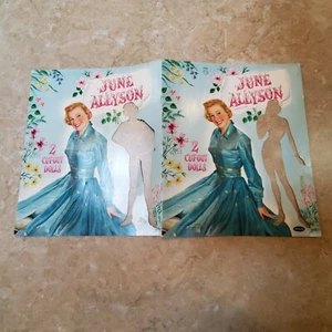 ORIGINAL (1957) ~ "JUNE ALLYSON" (Papierpuppen), von Whitman #2089 - Bild 1 von 12