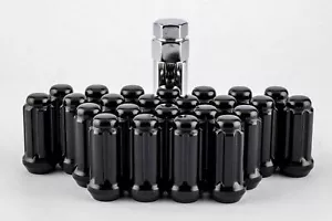 (24) GORILLA BLACK spline 6 LUG NUT KIT (14X1.5mm) fits 2019-2023 DODGE RAM 1500 - Picture 1 of 3