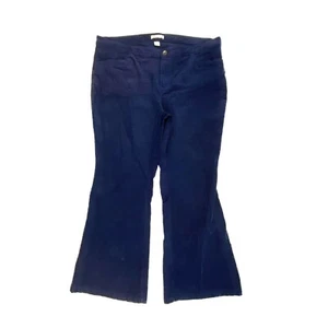 Cato Bootcut Classic Women's size 20W Navy Corduroy Pants - Picture 1 of 4