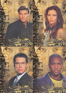 ANGEL SEASON TWO 2 2001 INKWORKS BOX LOADER INSERT CARD SET A2L-1 TO A2L-4
