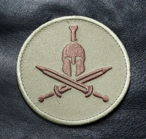 MOLON LABE SPARTANISCHER SCHILD TAKTISCH 3 ZOLL HAKENAUFNÄHER - Bild 1 von 1