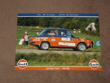 Clay KOSTER - DAF 66 (Slotemaker/Buwalda car), Card/Card 10x15cm