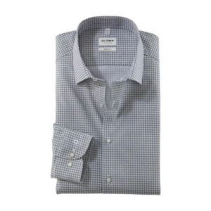 Camicia Da Uomo Olymp Level Five Verde Minimal 215774 47 Oliva - Foto 1 di 5